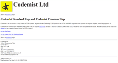 Desktop Screenshot of lisp.codemist.co.uk